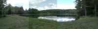 Panoramic View of Kimbal Pond, Canterbury, NH