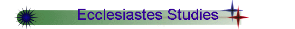 Ecclesiastes Studies